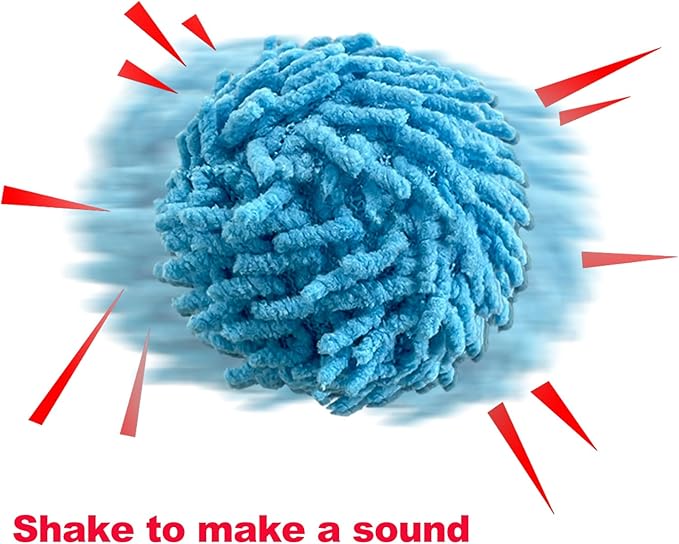 9Pcs Fuzzy Cat Ball Toys - Safe Pom Pom Balls for Indoor Cats, Kitten Chasing Toys with Bell (Multicolor)