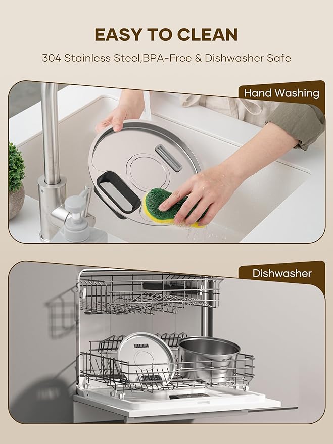 Wireless Cat Water Fountain 10Pcs Filters - 108oz/3.2L Automatic Cat Water Fountain Cordless, Stainless Steel Battery Operated Pet Fountain Rechargeable Water Dispenser for Cats, Dogs, Multiple Pets