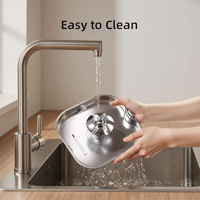 Cat Water Fountain Stainless Steel:74oz/2.2L Water Fountains for Cats Indoor, Cat Fountains for Drinking, Ultra-Quiet, Water Level Window, Pet Water Fountain - 6 Filters + 3 Sponges