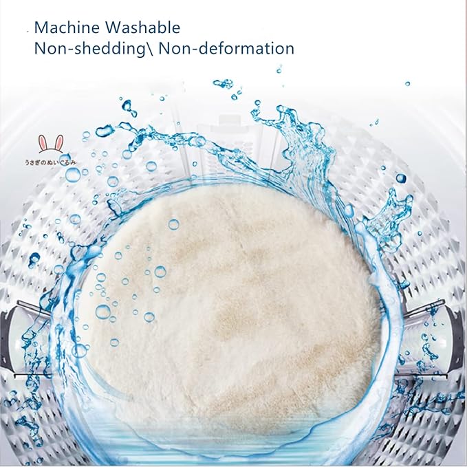 SHENGOCASE 2-Pack 15.7" Round Faux Rabbit Fur Cat Dog Bed Cushion Pad Mat, Cat Tree Tower Replacement Cushion Pad for Window Perch Carrier House Cage Crate Kennel Furniture