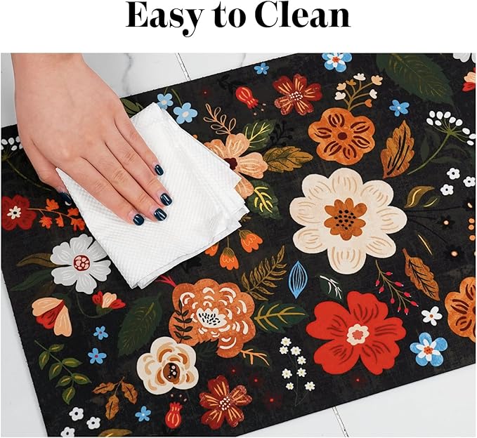 Eco-Friendly Pet Supplies: 16"x24" Absorbent Quick Dry Floor Mat for Dog & Cat Food and Water, Dispenser Mat