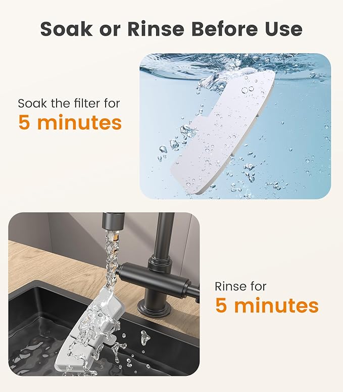 6pcs Replacement Filters for PW03 3.5L Stainless Steel Cat Water Fountain(for Fountain in Model PW03)