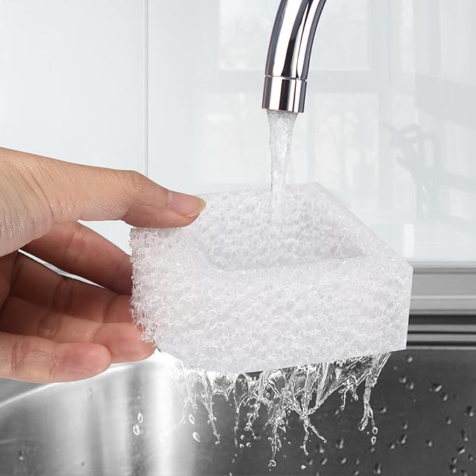 Cat Water Fountain Filters, 18 Pack Pet Fountain Replacement Foam Sponge Pre-Filters Fit for Multiple Ceramic and Stainless Steel Pet Fountains