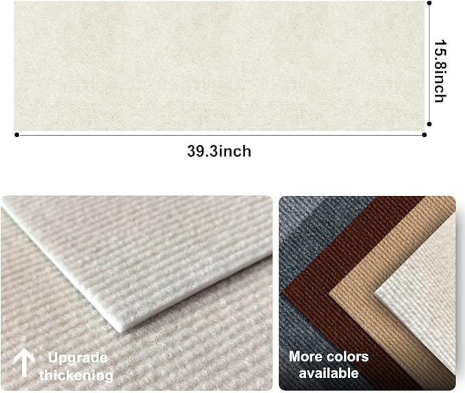 Cat Scratch Couch Furniture Protector, Adhesive Cat Scratch Pad Deterrent for Furniture, DIY Climbing Cat Scratcher Couch Protector from Cat Claws Scratching for Indoor (OffWhite, 39.3x15.8Inch)