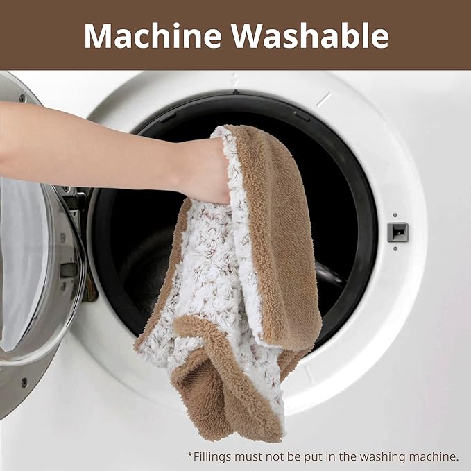 Self Warming Cat Bed, 24" x 18" Self Heating Pet Pad, Double Sided Heated Dog Mat Thermal Blanket for Large Kittens Small Puppy