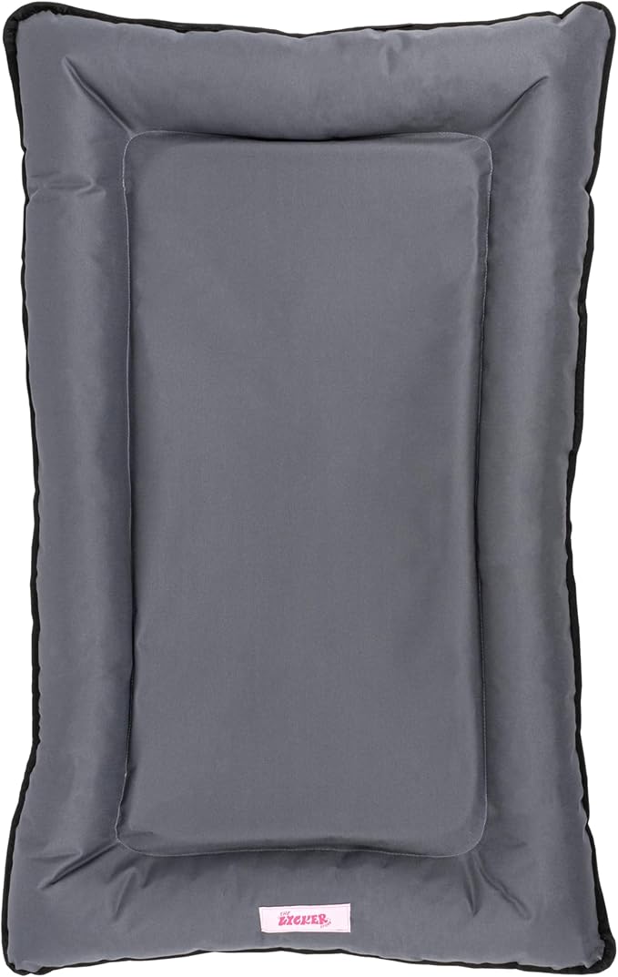 DBD3004C-L Archie 39" x 23" Traditional Oxford Waterproof Indoor/Outdoor Hand-Washable Memory Foam Camping Pet Bed, Charcoal