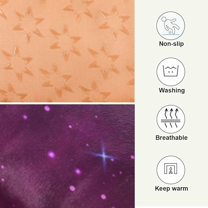 Pet Bed Nebula Galaxy Universe Dog Bed Mat Absorbing Non Slip Pad Pet Sleeping Mat for Small, Medium, and Large Dogs Puppy Cat 36 in x 24 in