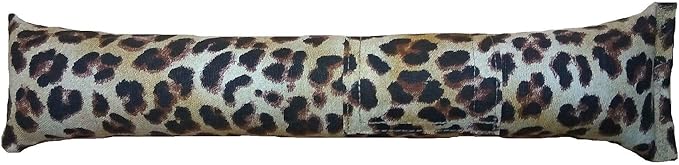 15" Leopard Print Catnip Cat Kicker Toy with Refillable Pocket (Kickers Filled with 1 oz Premium Canadian Catnip)