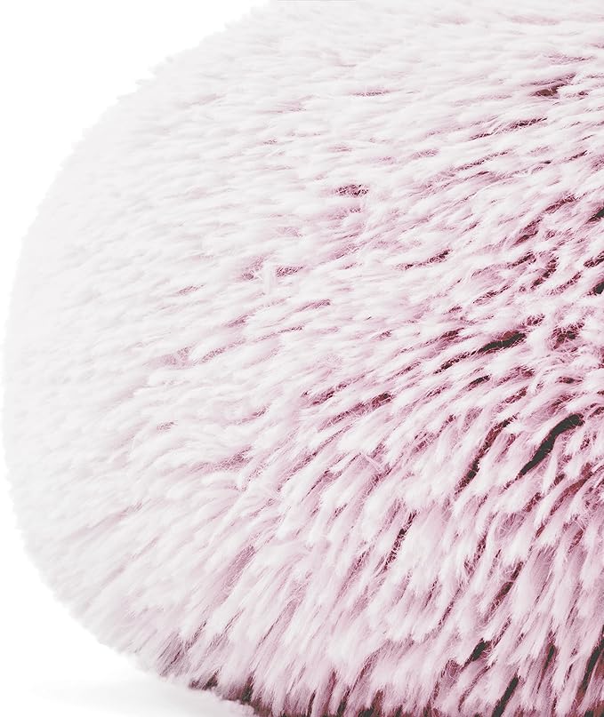 The Dog’s Bed Sound Sleep Original Calming Dog & Cat Bed, Anti-Anxiety Plush Faux Fur Donut Nest Snuggler, with Removable Cover, Veterinary Approved