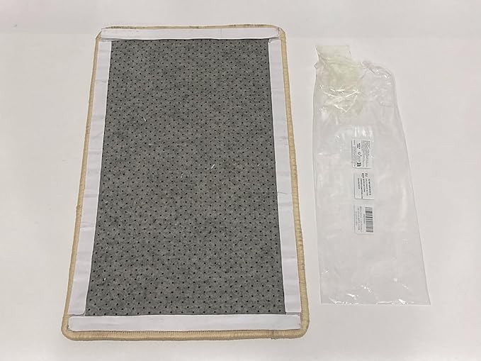 SOLDAY Sisal Cat Scratcher Mat 22x13 inch for Floor Wall Carpet Couch Furniture, Cat Scratching Posts Board with Velcro Tape, Anti Scratch Furniture Protector(Pistol Cat)