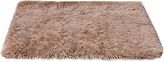 Self Warming Mat, 24''*20'' Non-Skid Thermal Pet Mat, Washable Outdoor Insulation for Cat House, Carrier Cat Bed, Brown