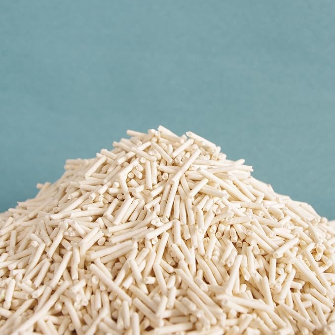 Original Tofu Cat Litter, Bean Fragrance, Odor Control and Economical cat Litter Dust-Free, Quick Clumping, Water Flushable Tofu Cat Litter, 5.5 Lbs X 2 Bags