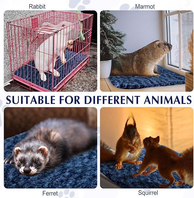 4 Pack Self Warming Cat Bed Indoor Self Heating Dog Cat Pad Washable 16 x 20 Inch Thermal Pet Kennel Pad Crate Bed Mat Reflect Body Heat for Outdoor