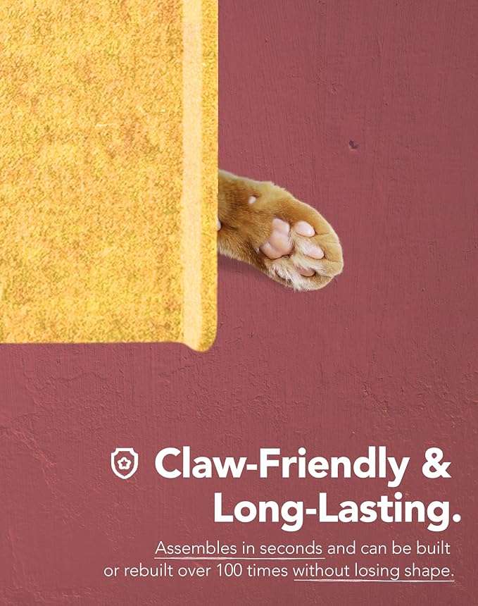 Lukamoo® Cute Cat House (Crimson Sunshine, Large)