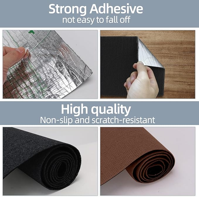 Cat Scratch Mat 120"x15.8",Cat Scratch Carpet Trimmable Self-Adhesive Cat Scratch Pad,Decorative Cat Tree Shelf,Cat Wall,Cat Scratching Post,Cat Couch Protector(Black)