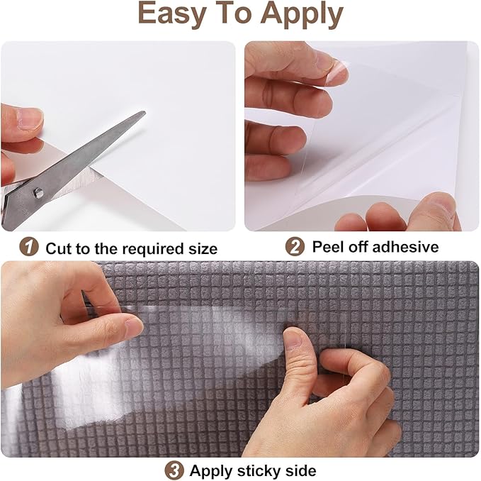uxcell Anti Cat Scratch Furniture Protector, 2 Rolls 118" x 3.9" Single-Sided Sticky Couch Protector from Cat Claws, Clear Protectors from Cats Scratching for Sofa Corners, Walls, Doors