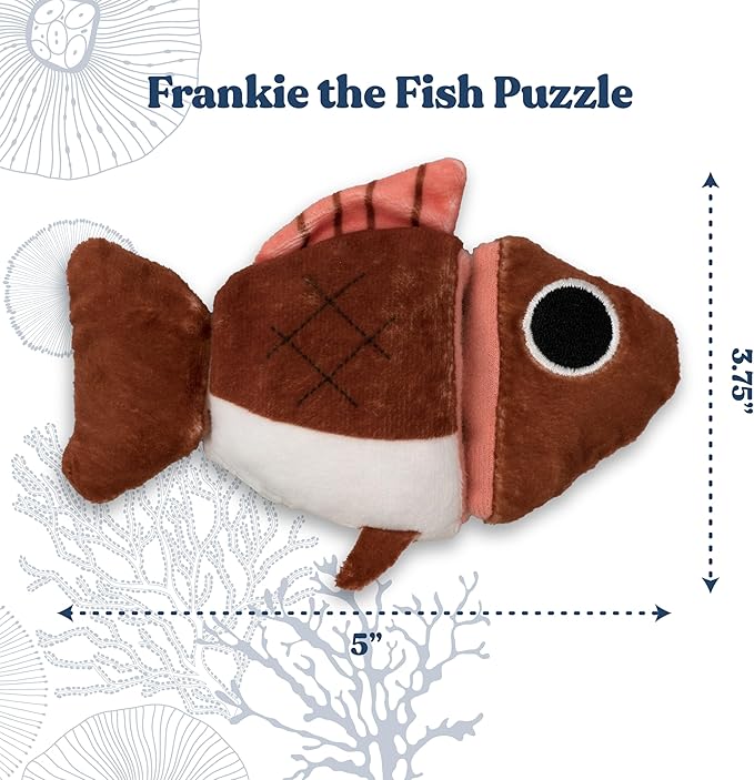 Interactive Cat Toy for Indoor Cats | Catnip Cat Toy | Fish Puzzle