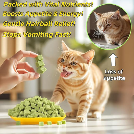 Cats Grass Treats 250g/8.82oz Catnip Toy Fish Oil Freeze Dried Chicken Cat Food Hairball Removal Kitten Chew Snack Cleaning Teeth Kitty Dental Care Indoor Kitten Edible Grass Stick Lickable