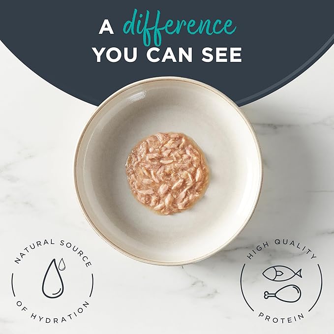 Reveal Natural Wet Cat Food, 24 Pack, Limited Ingredient, Grain Free Food for Cats, Tuna in Gravy, 2.47oz Cans