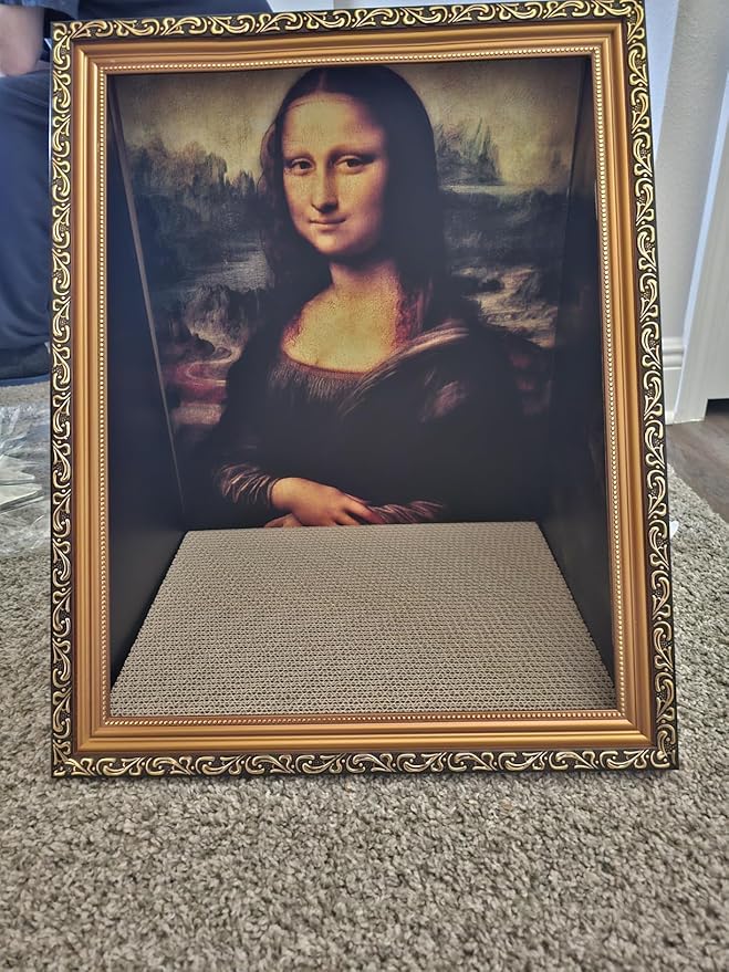 Handcrafted Oil Painting Cat Nest(Mona Lisa)