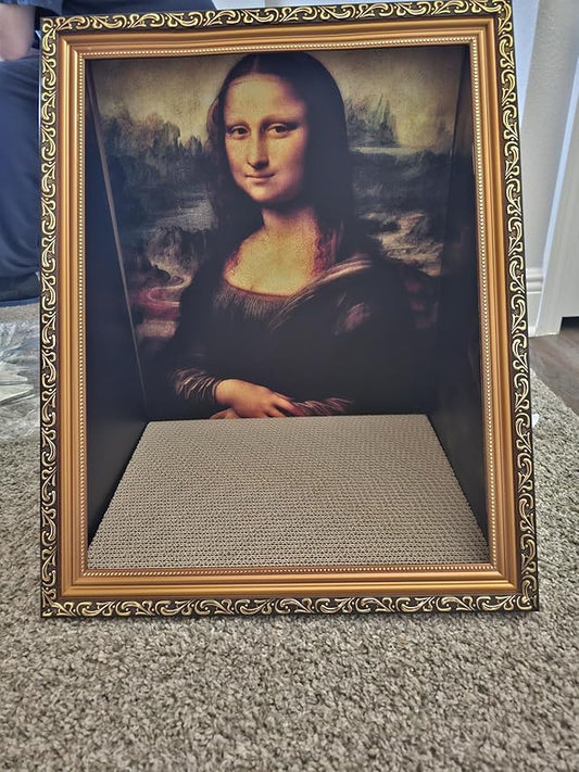 Handcrafted Oil Painting Cat Nest(Mona Lisa)
