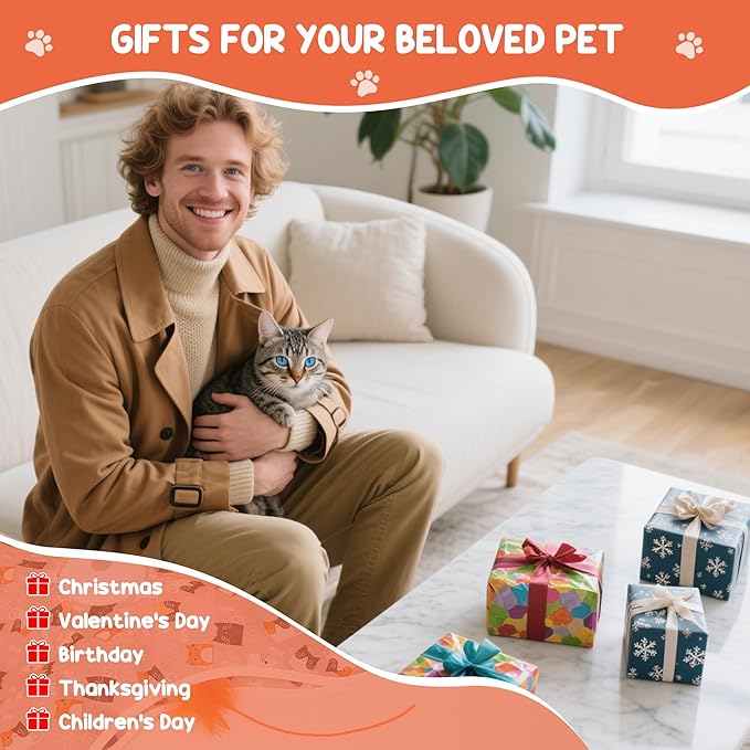 Interactive Cat Toys for Indoor Cats Adult with Feather Tail Switchable Mouse Sounds, Kitten Enrichment Toys for Hunting Self Play, Automatic Rechargeable Quiet Game to Bored (Pink)