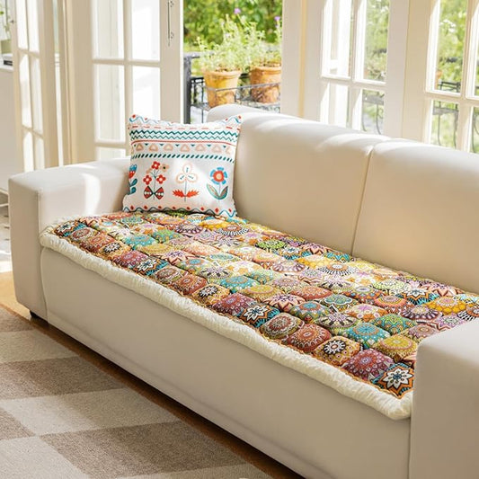 Pet Friendly Sofa Cover,Funny Cat Mat Sofa Cover,Anti-Slip Dog Bed Sofa Cover,Washable Pet Bed Couch Cover for Large Dogs (Orange, 70 * 150cm/28 X 59 in)