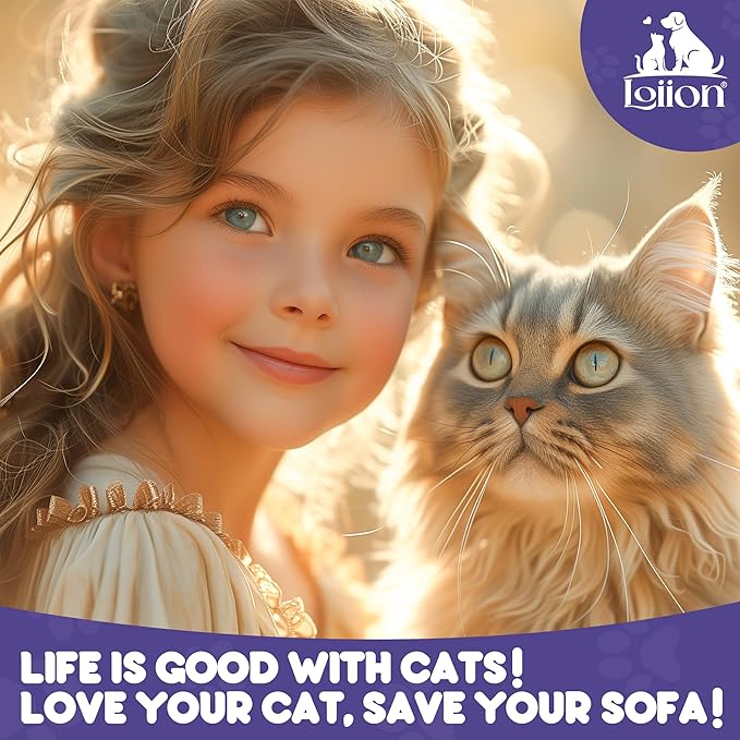 Cat Scratch Furniture Protector - Anti-Slip, Waterproof Sofa Cover to Keep Cats Off, Pet-Friendly Couch Protectors for 3 Cushion Couch, Beige Anti-Scratch Couch Cover for Pets and Kids 118"X71"