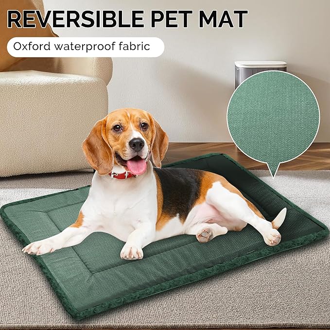 Dog Bed Mat – Soft & Comfortable Dog Kennel Pad for Crate – Durable Crate Bed & Mat for Dogs & Cats – Ideal for Crate, Kennel, and Home Use