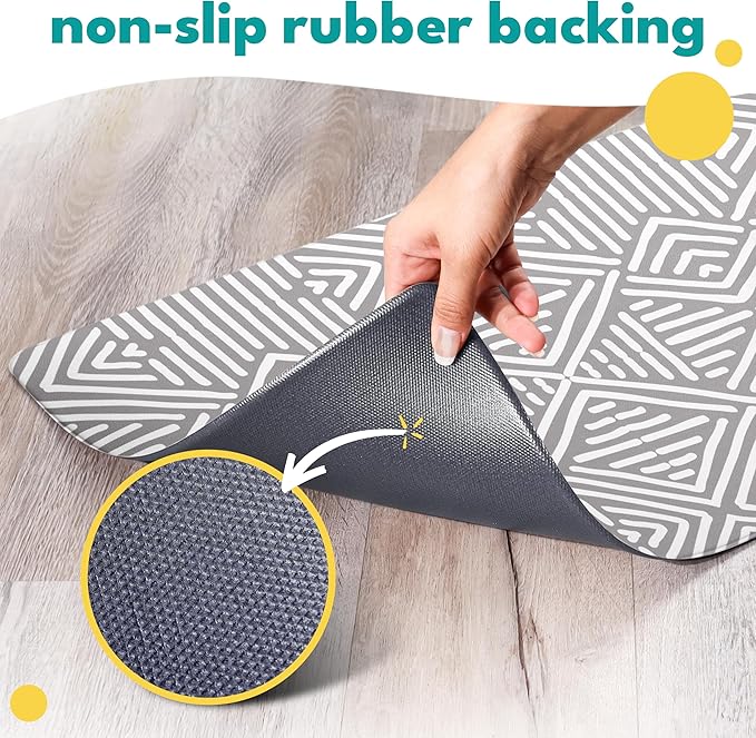 NALALAS Large Dog Mat for Food and Water, Cat Feeding Mat | Large Waterproof Dog Bowl Mat | Non-Slip Pet Food Mat for Floors | Pet Mats for Food and Water | Easy to Clean