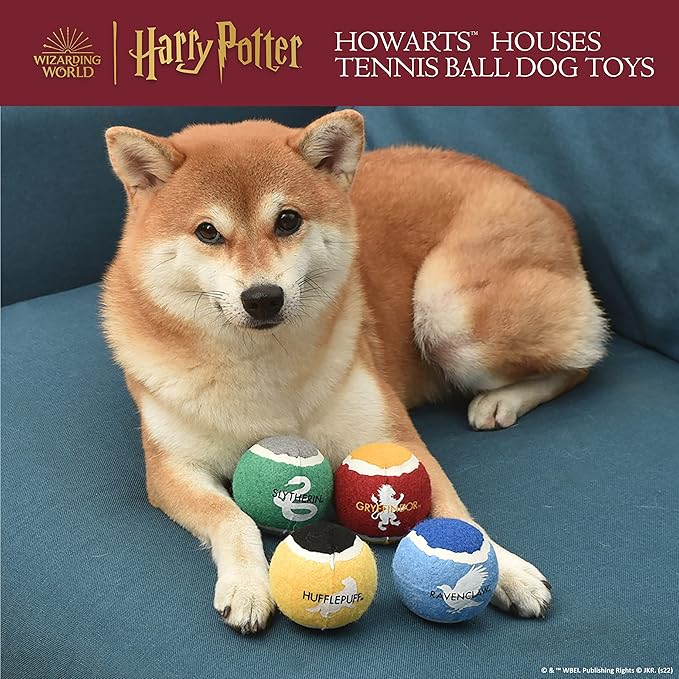 Harry Potter: 4PK Hogwarts Pride Pet Tennis Balls - 2.5"