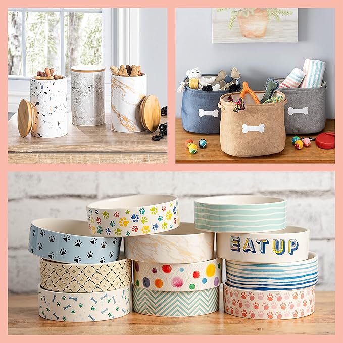 Park Life Designs 1.4 Qt. Small Treat Canister (Casper (Powder Blue))