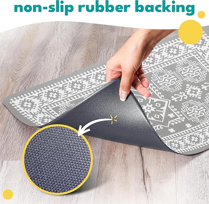 NALALAS Large Dog Mat for Food and Water, Cat Feeding Mat | Large Waterproof Dog Bowl Mat | Non-Slip Pet Food Mat for Floors | Pet Mats for Food and Water | Easy to Clean