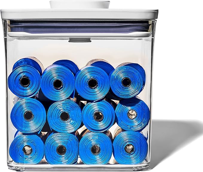 OXO Good Grips Pet POP Container – 2.8 Qt/2.6 L |Ideal for up to 3lbs of Dog Food or 2lbs of Cat Food | Airtight Storage Container | BPA Free (Pack of 8)