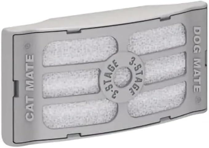 Cat Mate Genuine Replacement 3-Stage Filter Cartridges (386) - Use with Cat & Dog Mate Pet Fountains Models 335, 385, 410, 411, 412 and 413 (Pack of 4)