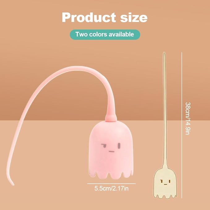 Indoor Cat Toys, Most High-Tech Electric Cat Toy, Interactive Cat Toy Cat Wand Toy for Indoor Cats, Rechargeable Automatic Cat Interactive Toy for Bored Indoor Adult Cats (Green+Pink)