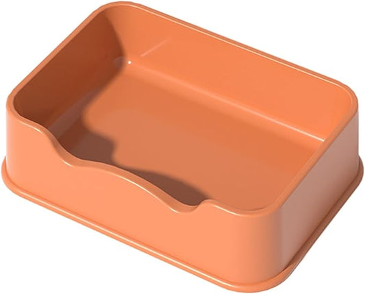Plastic Cat Bed 100% Recycled Plastic - Cat Bed Durable Washable Breathable & Antislip Easy to Clean Great for Small -Orange