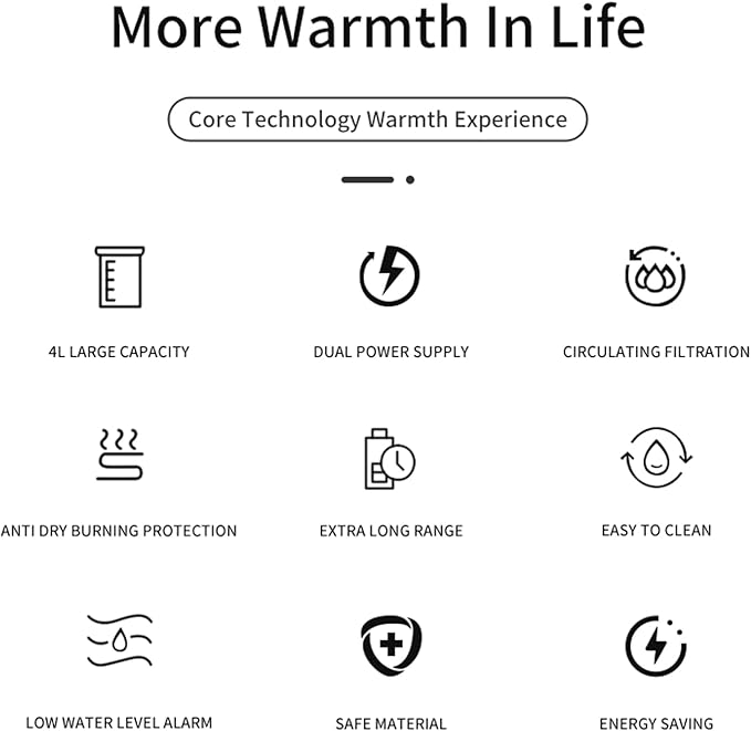 Wireless Cat Water Fountain Stainless Steel, 135oz/4L Cat Fountain, Battery Operated, Cordless Pet Water Fountain for Cats & Dogs with Motion Sensor, Ultra Quiet Pump, 12 Filters (White, 4L)