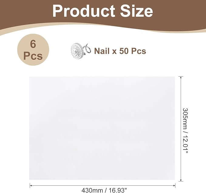 uxcell Anti Scratch Furniture Protector, 4 Sheets 17" x 12" Single-Sided Sticky Couch Protector from Cat Claws, Clear Protectors from Cats Scratching for Sofa Corners, Walls, Doors