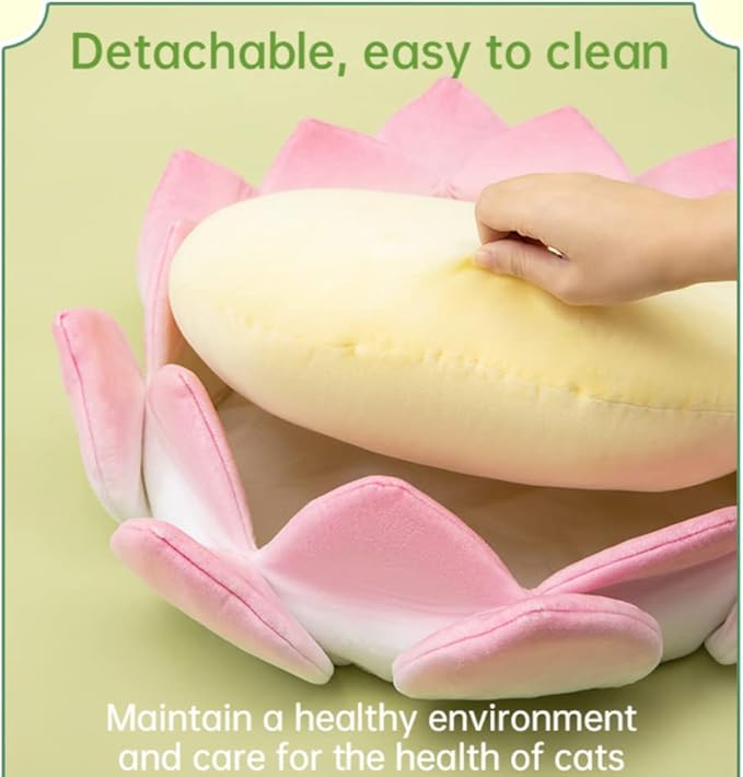 Cute and Comfortable Cat Nest Cushion - Thickened Non-Slip Three-Dimensional Multifunctional Pet Bed Indoor Cushion (S)