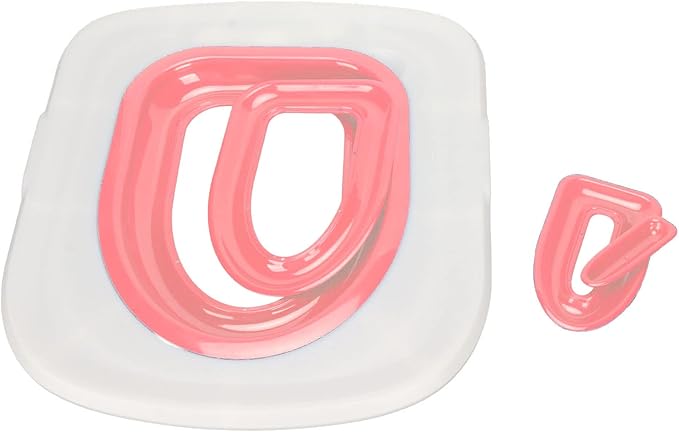 Ejoyous Cat Toilet Training Kit, Reusable Cat Toilet Trainer for Pet Cleaning, Universal Potty Training Toilet System Train Cat to Use Toilet (White Tray, 1 Inner Support)