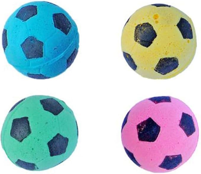 Foam Soccer Balls Cat Toys - Pack of 8