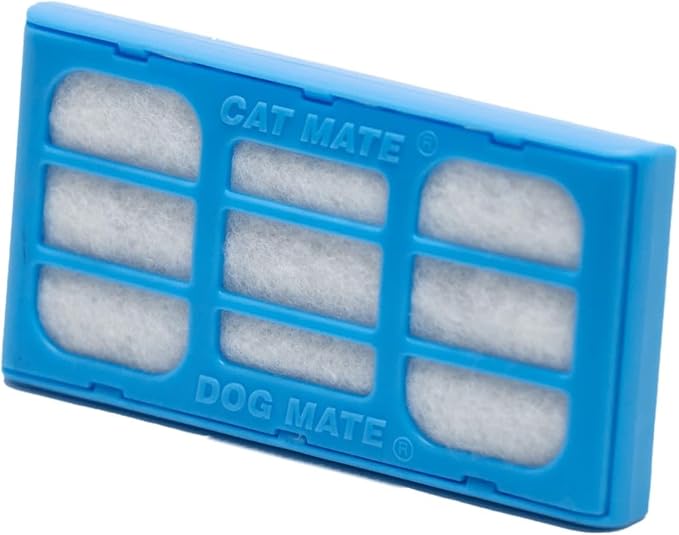 Cat Mate 6-Pack Replacement Fountain Filter Cartridges (Compatible with all Cat Mate / Dog Mate Fountains)