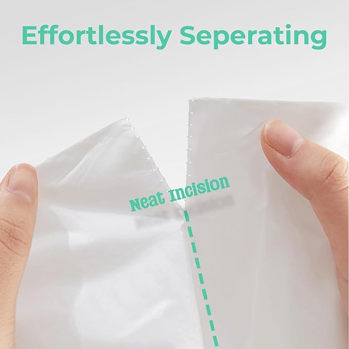 120 Pack Cat Litter Box Liners with Drawstring, Heavy Duty Cat Litter Box Liners Waste Bags Replacement