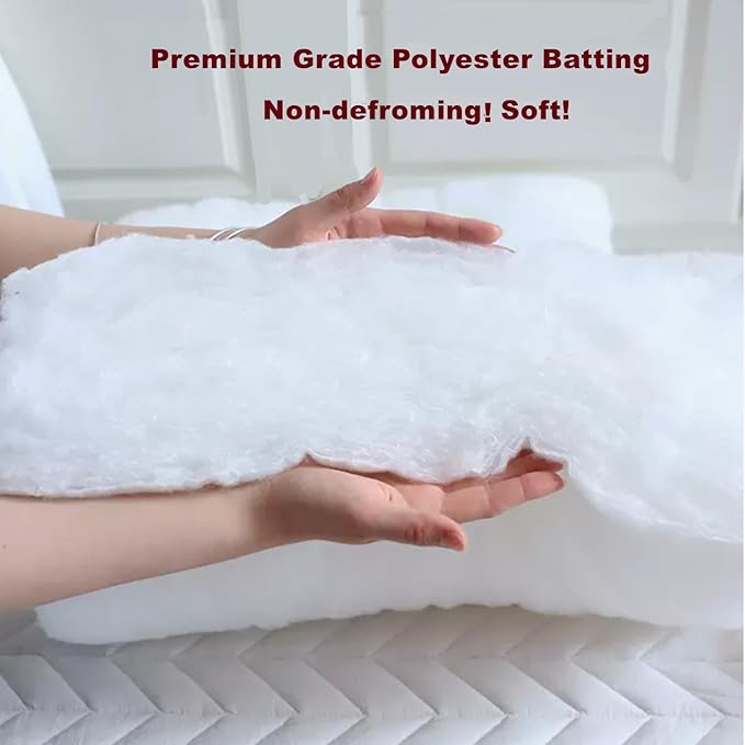 SHENGOCASE 2-Pack 15.7" Round Soft Cat Kneading Pillow Cushion Bed for Dog House Perch, Cushion Pad Padding (White)