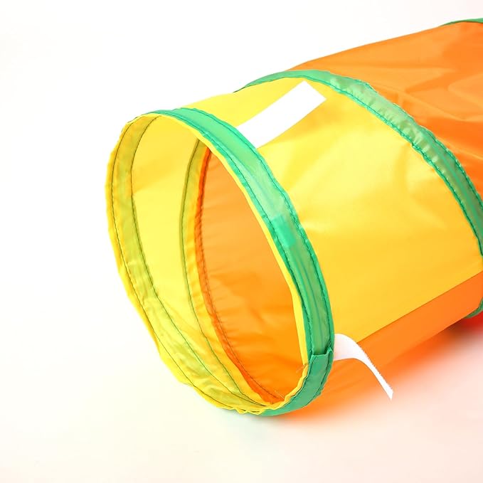 ‌Coolcandy Cat Tunnel & Interactive Cat Toy Indoor, Cube Tent Shape Tunnel Toys for Indoor Cats, Collapsible Interactive Peekaboo Cave with Play Ball, for Multi-Way Play & Small Animals