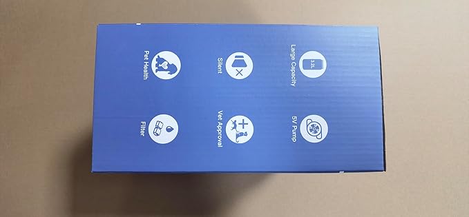 Cat Water Fountain Stainless Steel: 108oz/3.2L Cat Fountain for Drinking - Pet Water Fountain for Cats Inside - Automatic Cat Water Dispenser Bowl - Cat Feeding & Watering Supplies 6 Filters 3 Sponges