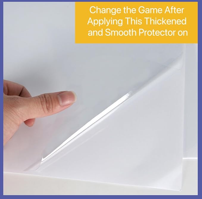 Cat Scratch Deterrent Tape 11.8" x 9.8FT Furniture Protectors from Cats Transparent Self-Adhesive Pet Training Tape for Furniture Couch Door NOT for Leather (Transparent, 17.72" x 6.56FT)