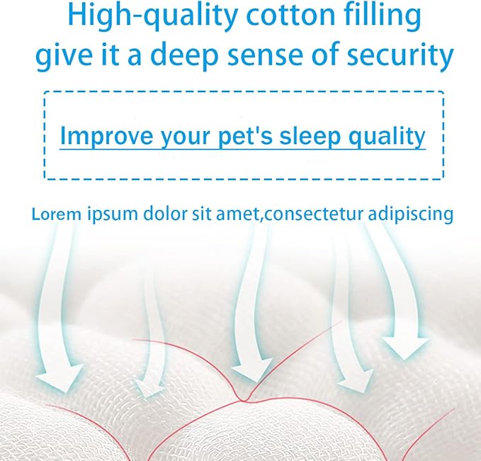 Cat Beds for Indoor Cats - Cat Bed Washable 20/24 inches, Dog Beds for Small Medium Dogs, Anti Anxiety Round Fluffy Plush Faux Fur Cat Bed, Thick Bottom (Cornflower Blue, Medium)