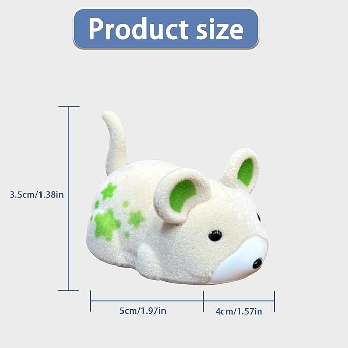OHGOSH Vibrating Hamster, Electric Walking Hamster Toys, As A Novelty House Pet for Your Child，This Would Also Make Lovely（Children's Version （3 PCS））
